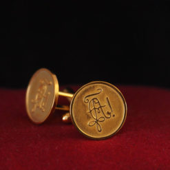 Manschettenknöpfe mit erhabenem Zirkel – Bild 4